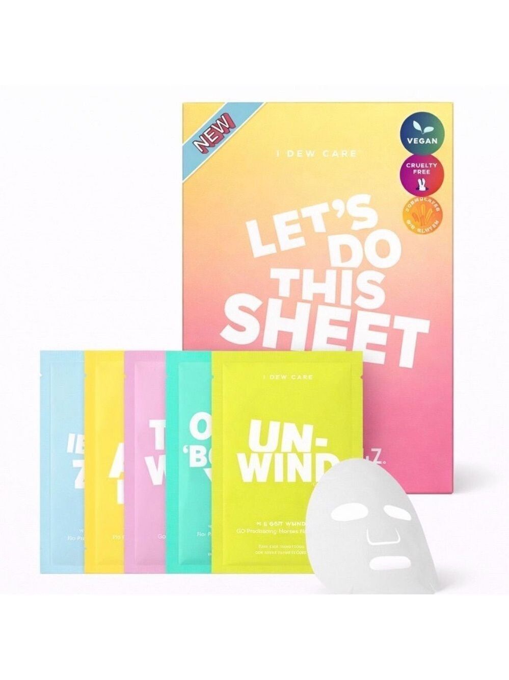 I Dew Care Let’s Do This Sheet Mask Set